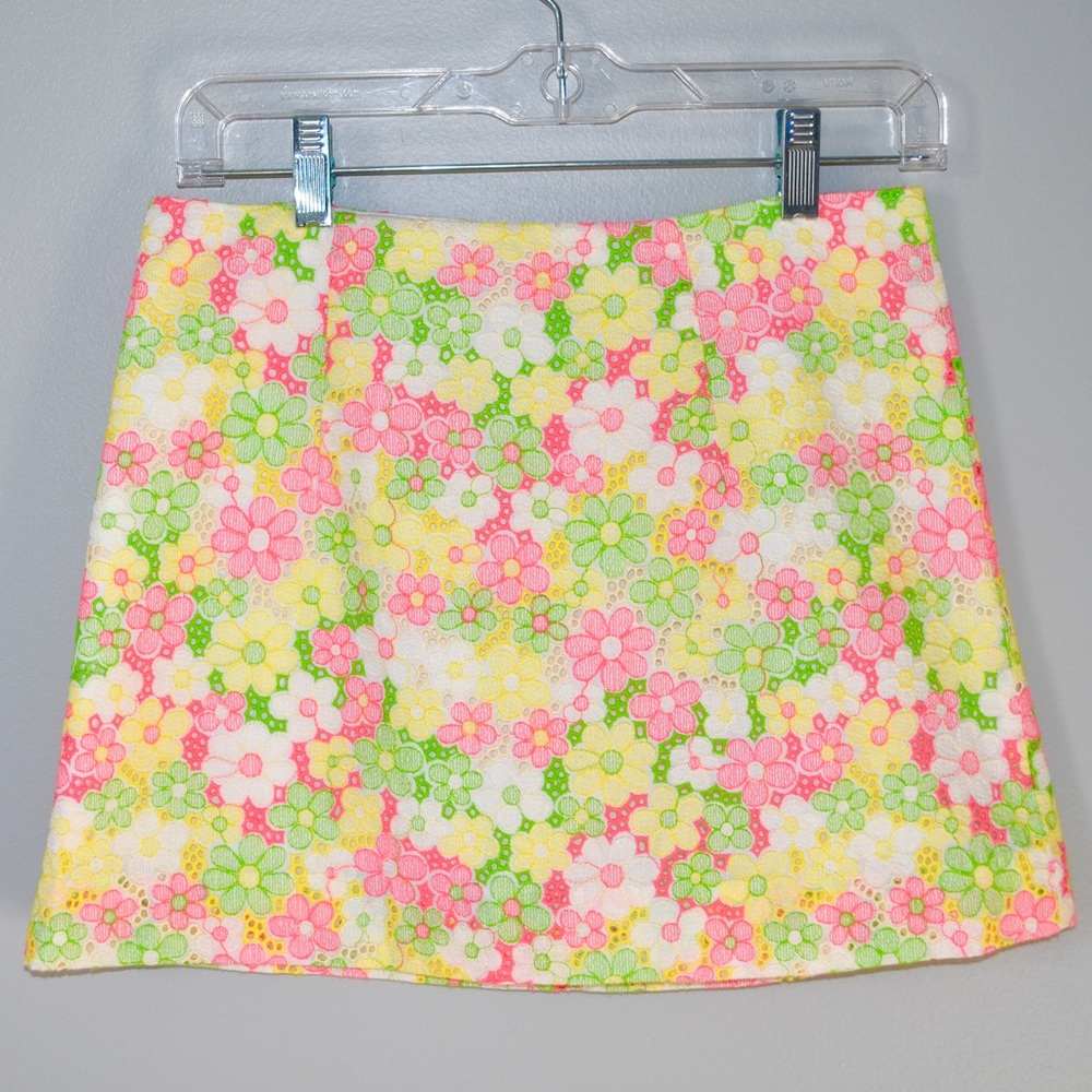Lilly Pulitzer Floral Mini Skirt - 00
